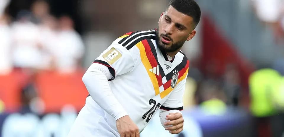 Jugador de Alemania en acción durante un partido