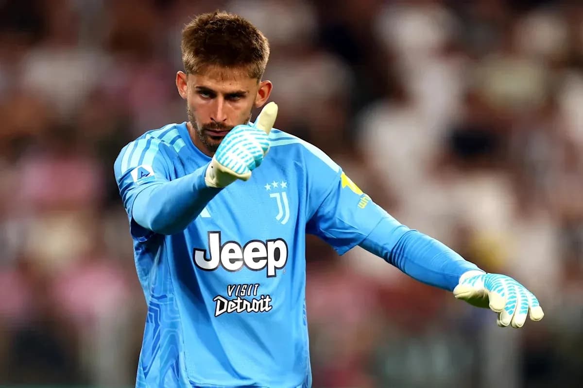 Portero de Juventus haciendo señal de aprobación