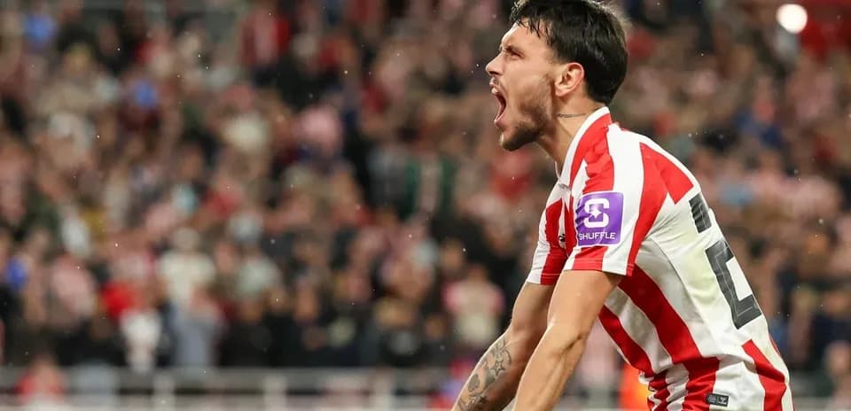 Jugador de Athletic Club celebrando un gol