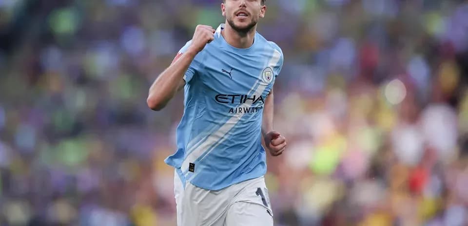 Jugador de Manchester City celebrando un gol