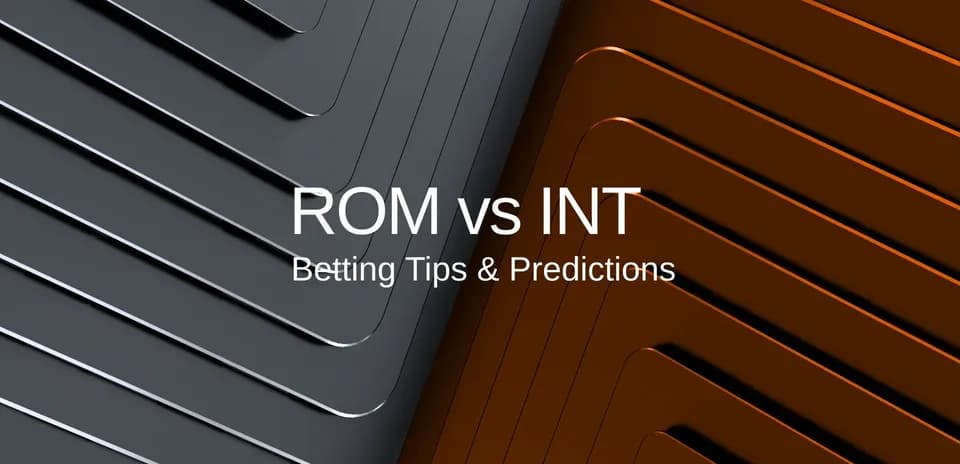 Diseño gráfico de ROM vs INT con texto