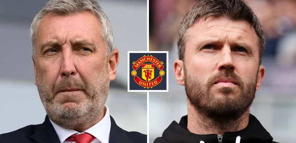 Entrenadores de fútbol en un evento de Manchester United