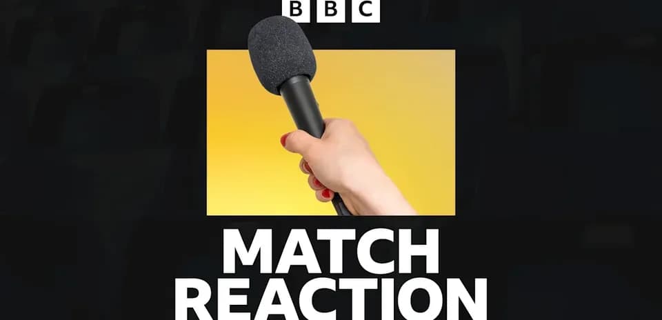 Mic held for match reaction segment