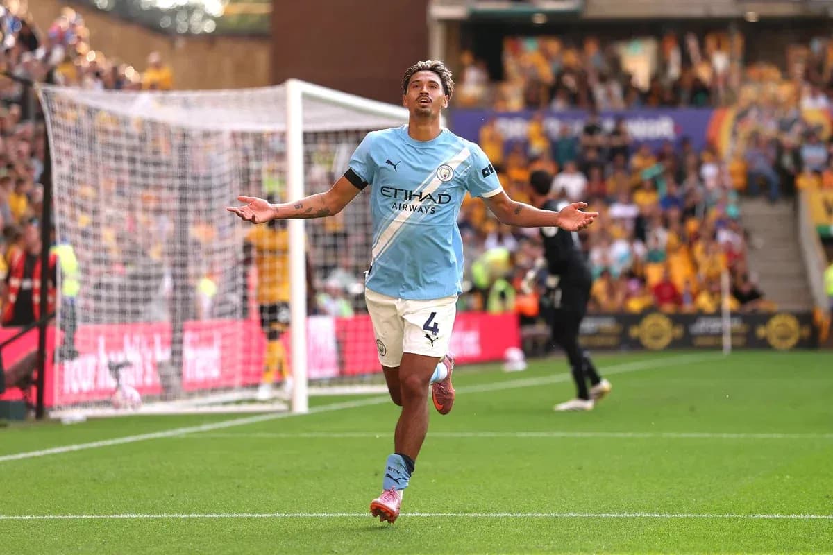 Jugador de Manchester City celebrando un gol