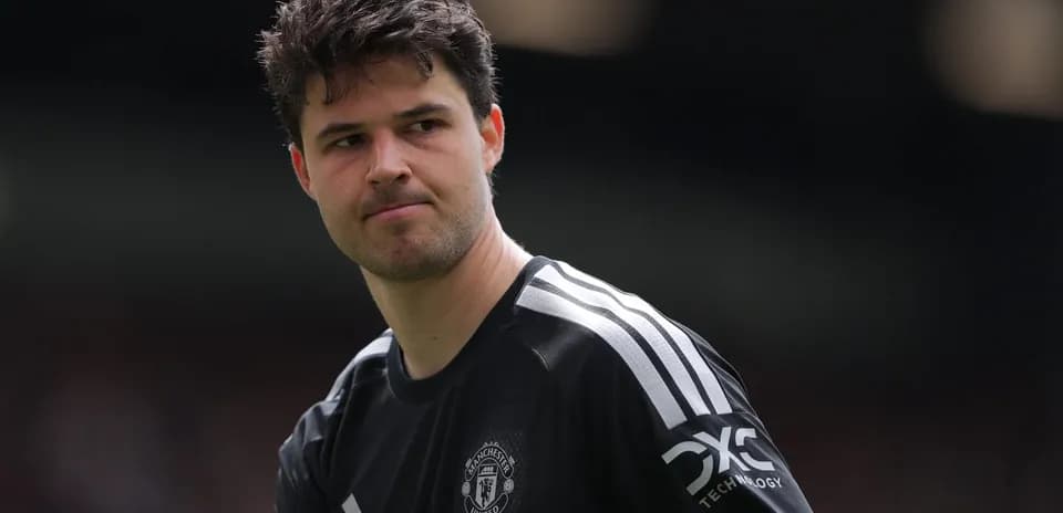 Portero de Manchester United en el campo