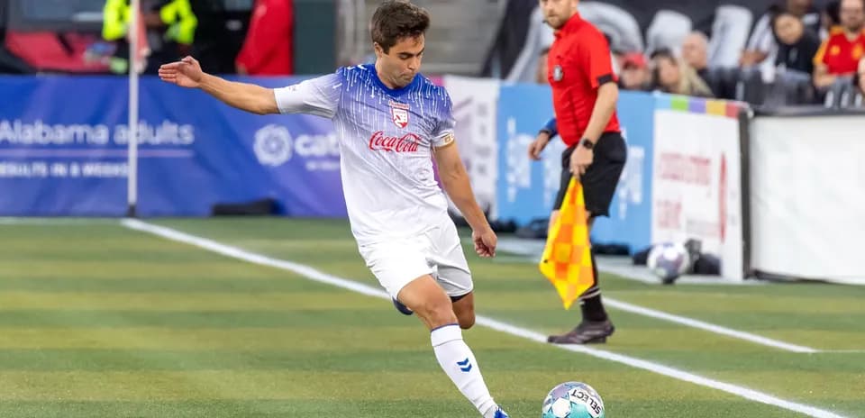 Jugador de Birmingham Legion en acción