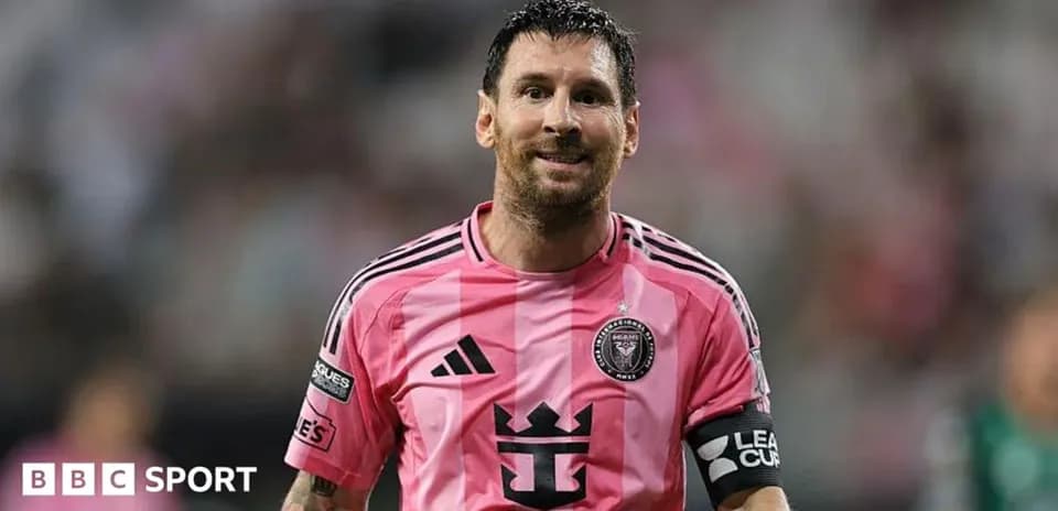 Lionel Messi en camiseta rosa de Inter Miami