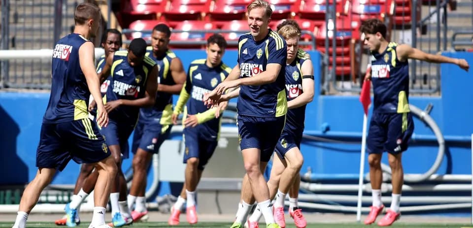 Entrenamiento de la selección de Suecia
