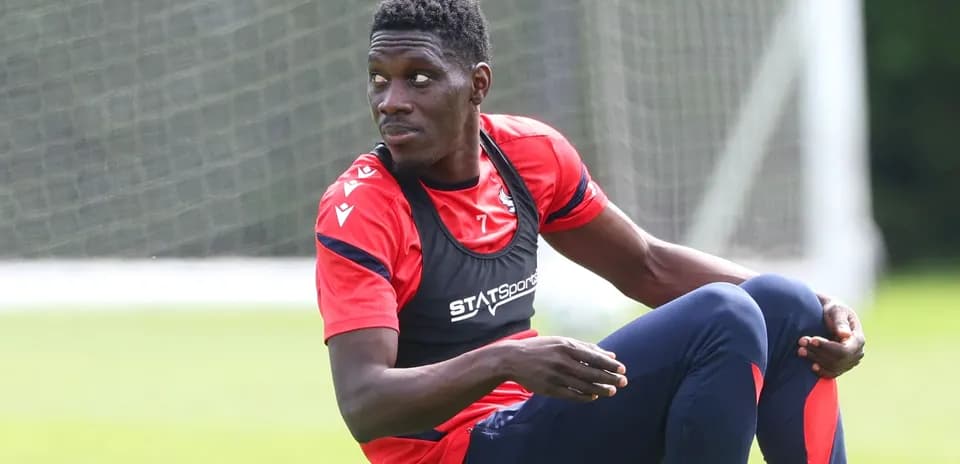 Jugador sentado durante sesión de entrenamiento