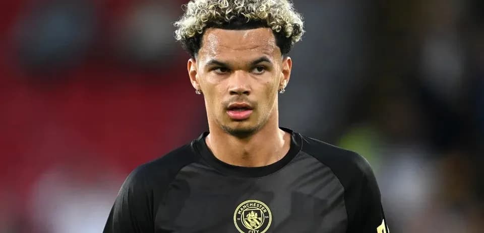 Jugador de Manchester City en la cancha
