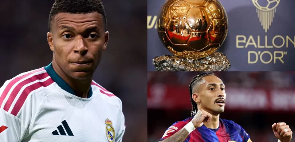 Kylian Mbappé, balón de oro y jugador de Barcelona