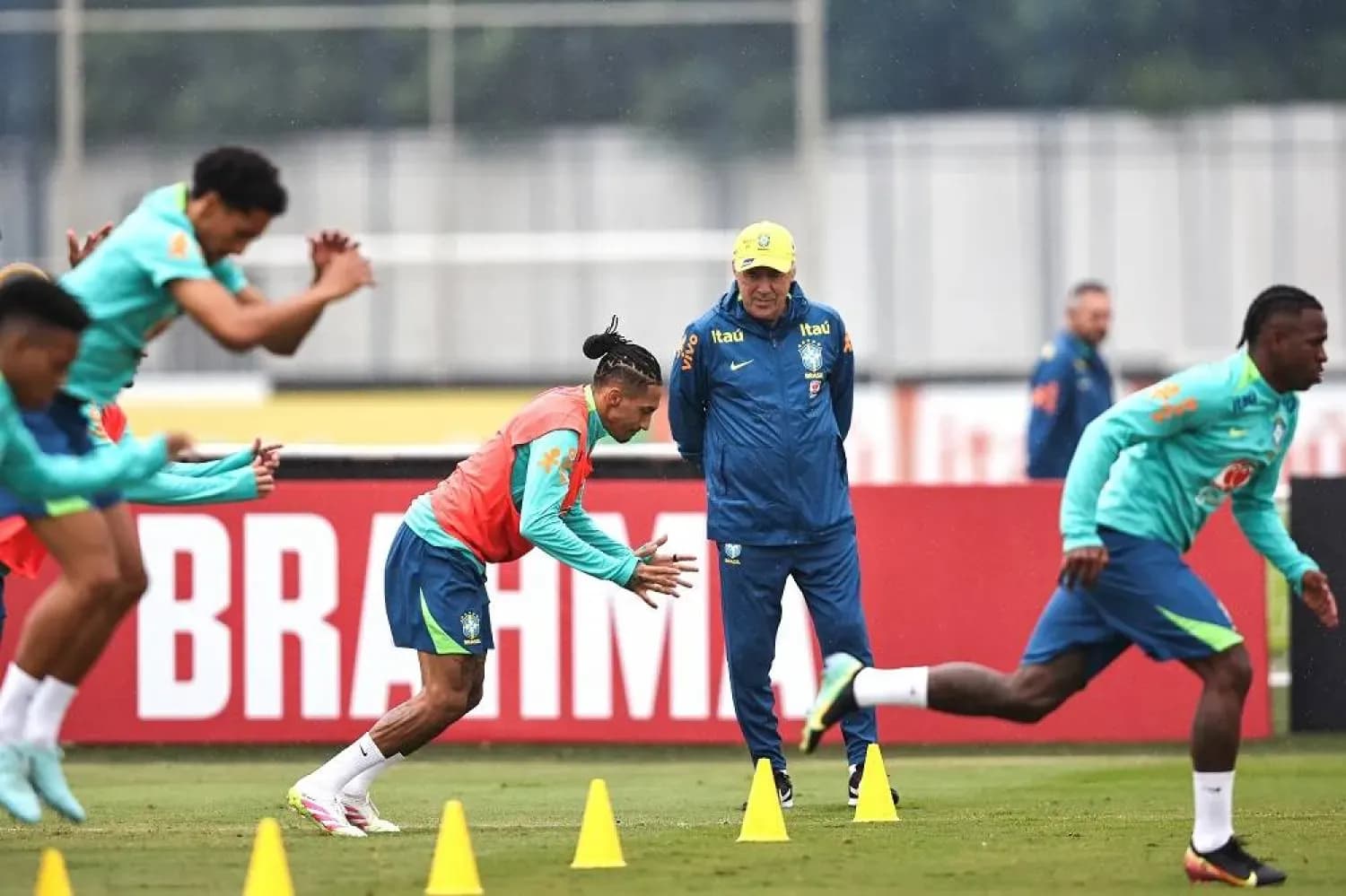 Entrenamiento de la selección brasileña de fútbol