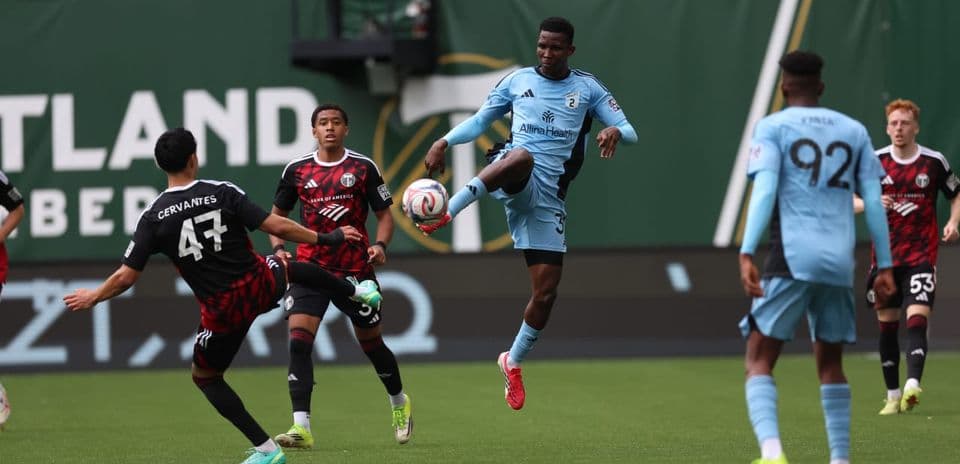 Jugador de Minnesota United II en acción