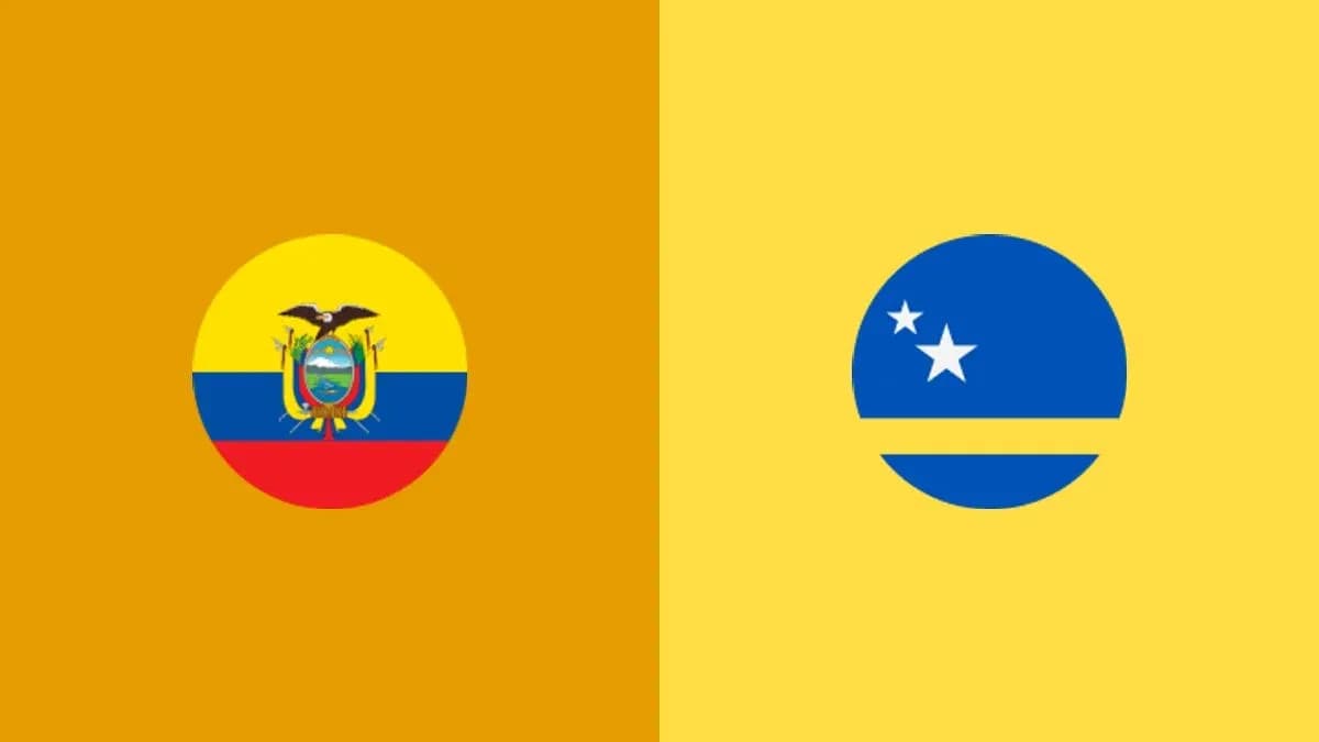 Banderas de Ecuador y un país no identificado