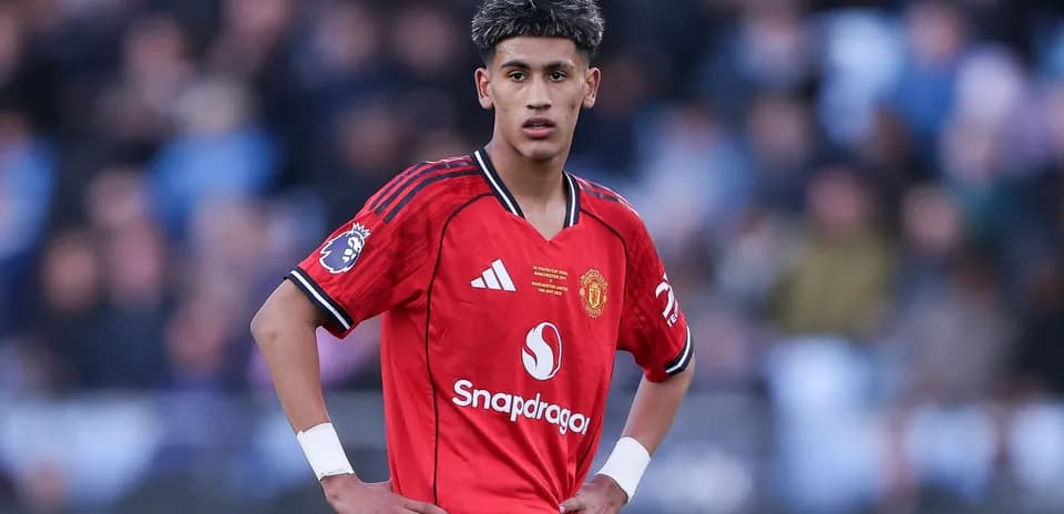 Jugador de Manchester United en acción durante partido
