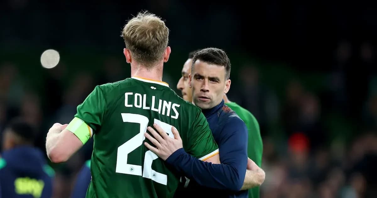 Jugadores irlandeses celebrando tras un partido