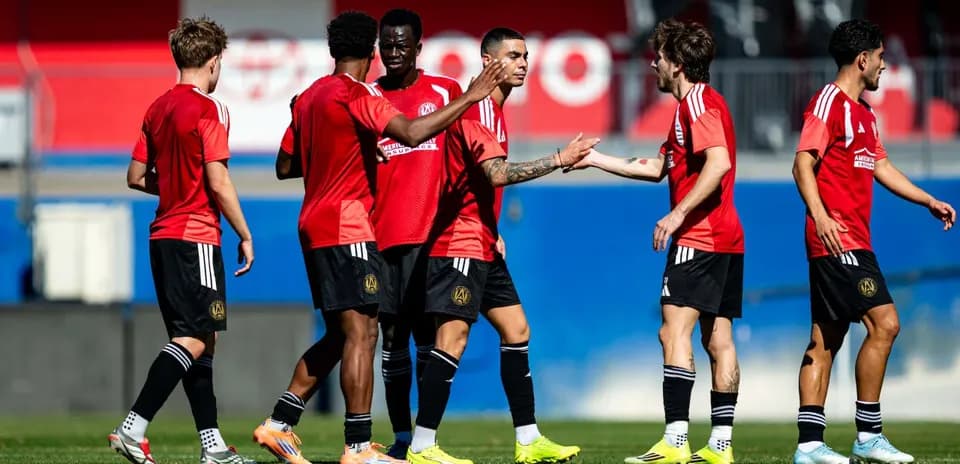 Jugadores de Atlanta United FC celebrando