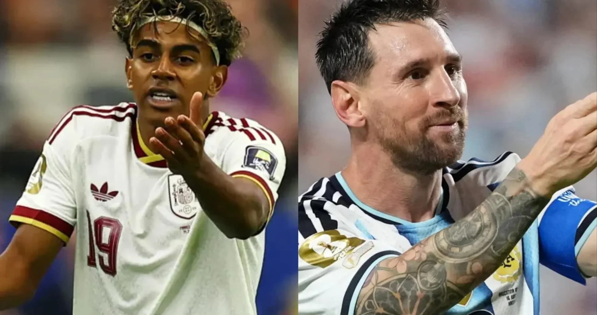 Jugadores de España y Argentina en el Mundial