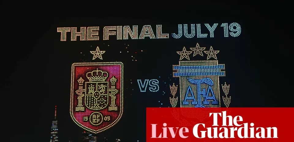 Cartel luminoso del partido España vs Argentina
