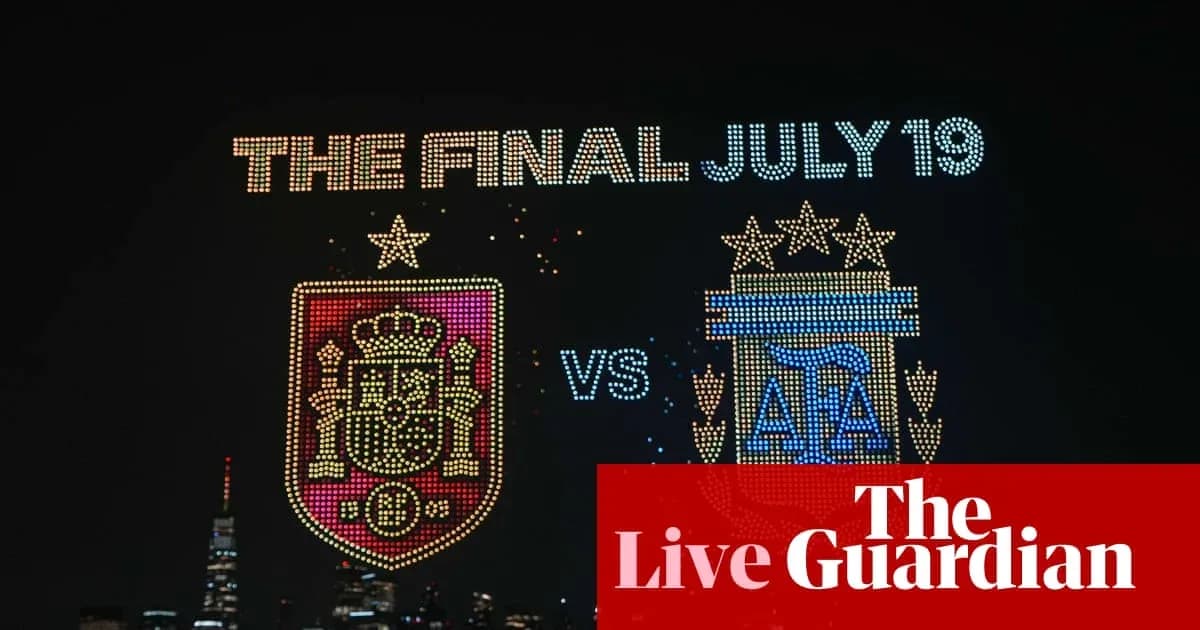 Cartel luminoso del partido España vs Argentina