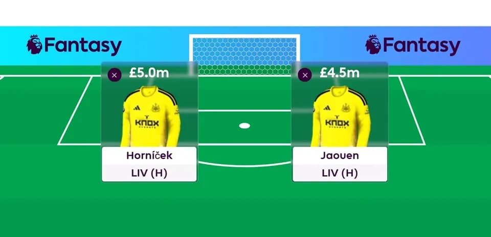Jugadores de Fantasy Premier League en campo de fútbol
