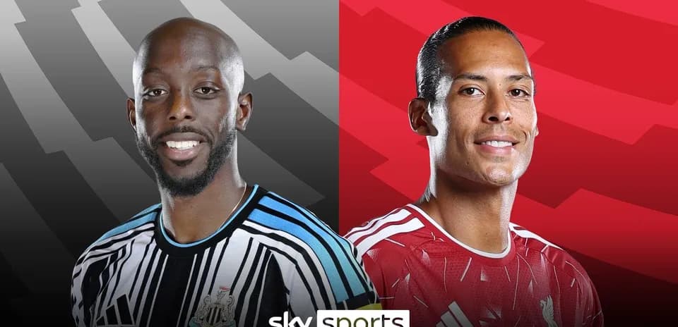 Jugadores de Newcastle y Liverpool en retratos