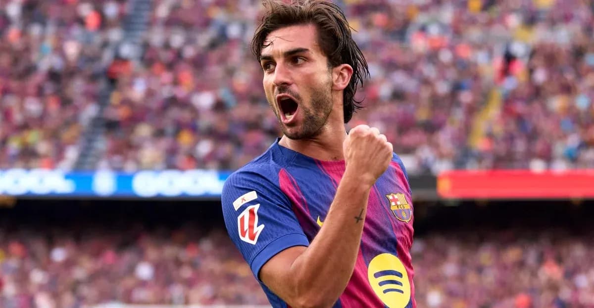 Jugador de FC Barcelona celebrando un gol