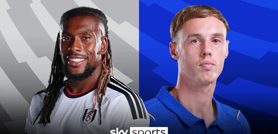 Jugadores de Fulham y Brighton en fondo dividido