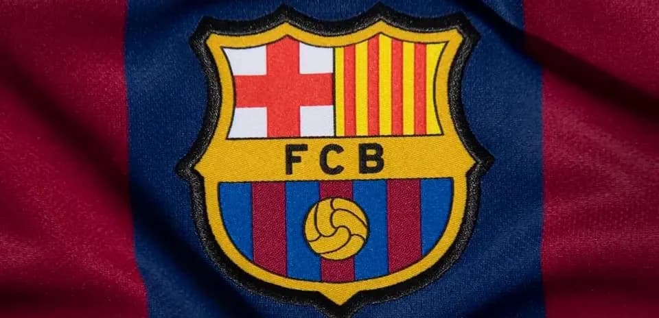 Escudo del FC Barcelona en tela de uniforme
