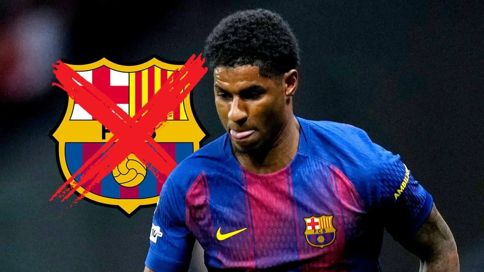Jugador con camiseta del Barcelona en acción