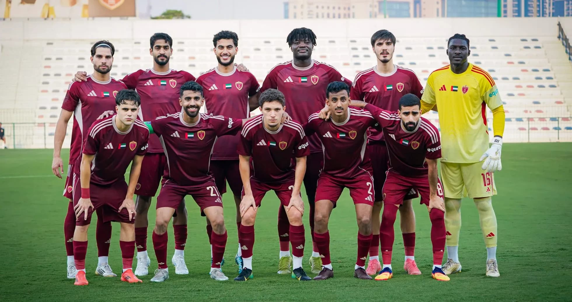 Equipo de Al Wahda U23 en formación