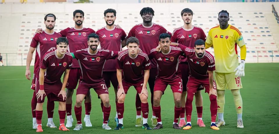 Equipo de Al Wahda U23 en formación