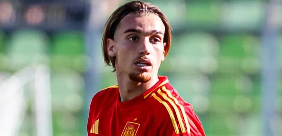 Jugador de España en acción durante un partido