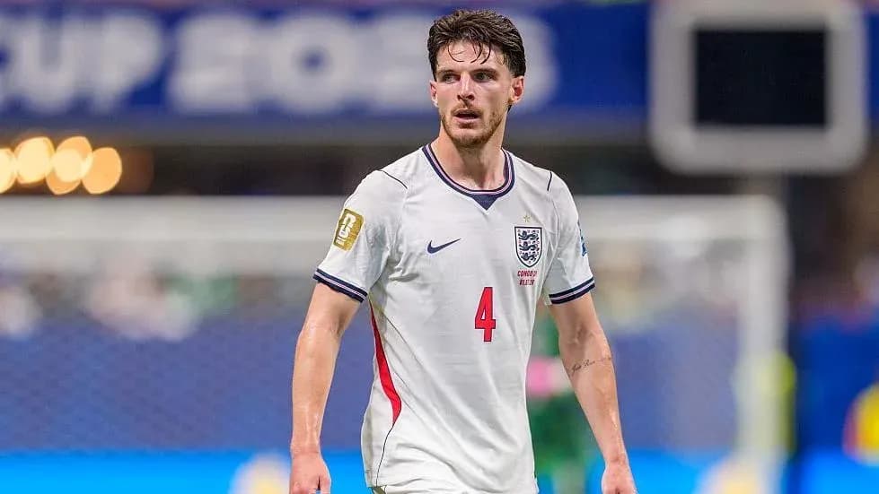 Jugador de Inglaterra en acción durante un partido
