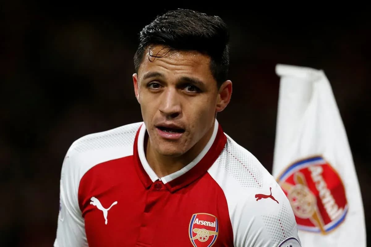 Jugador de Arsenal en el campo durante partido