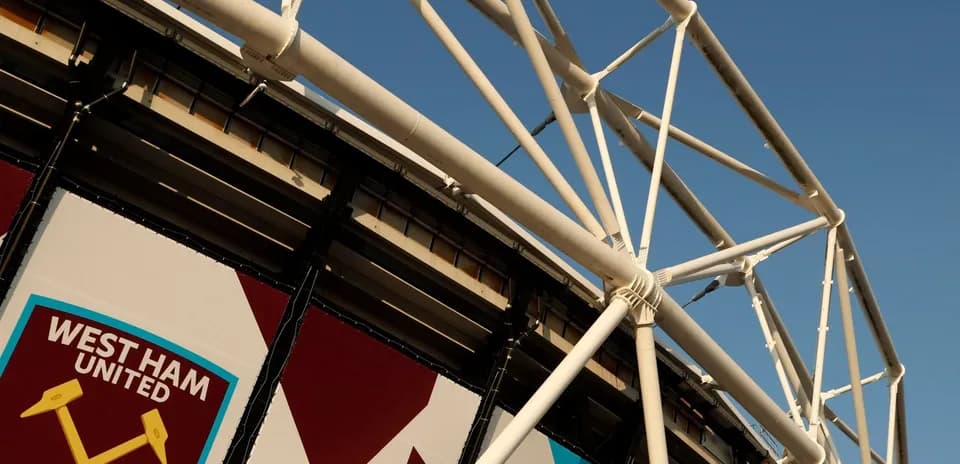 Estructura del estadio de West Ham United en Londres