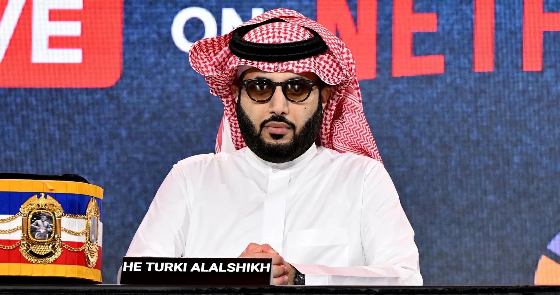 HE Turki Alalshikh en conferencia de prensa