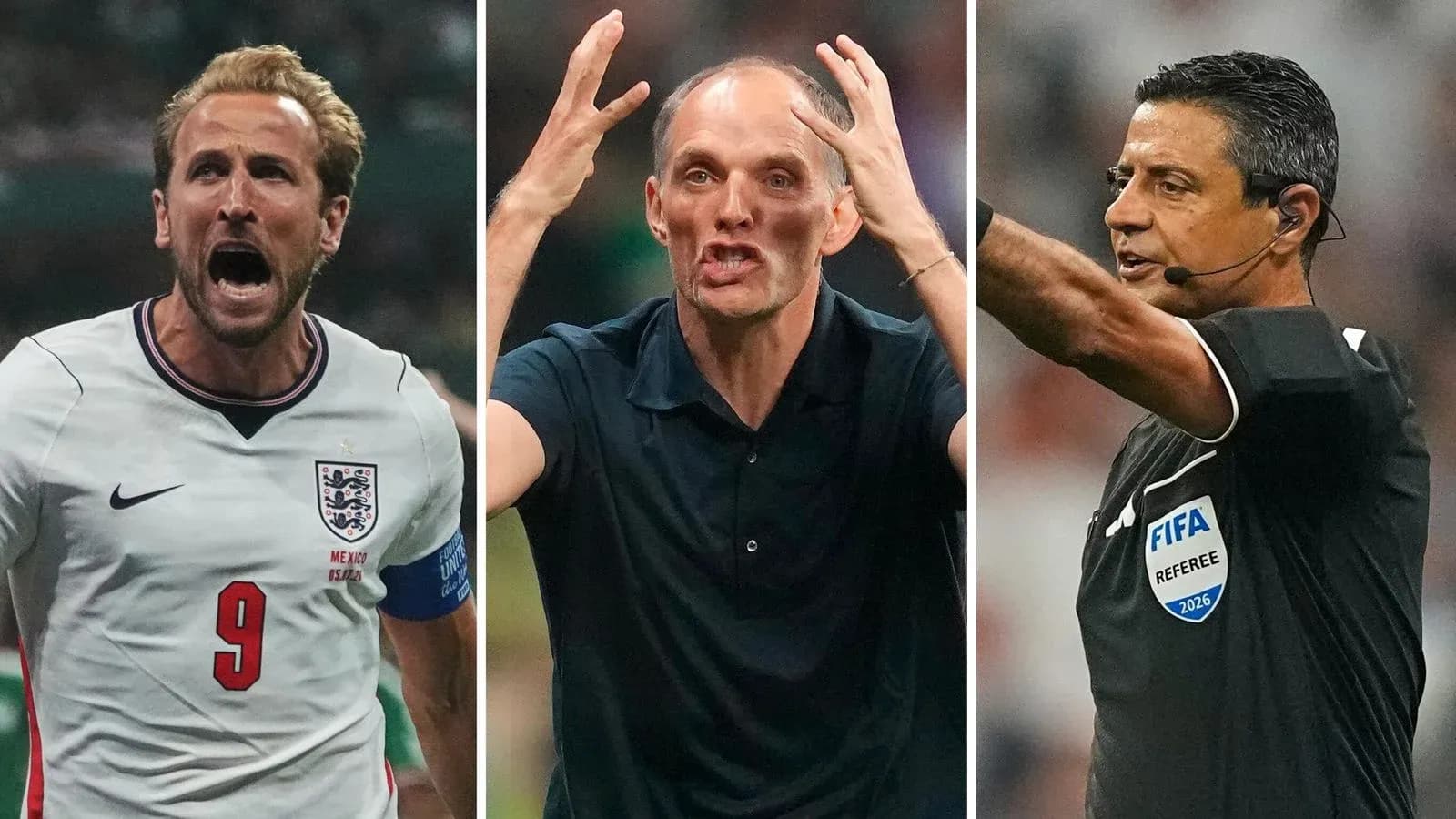 Jugador, entrenador y árbitro en acción durante partido