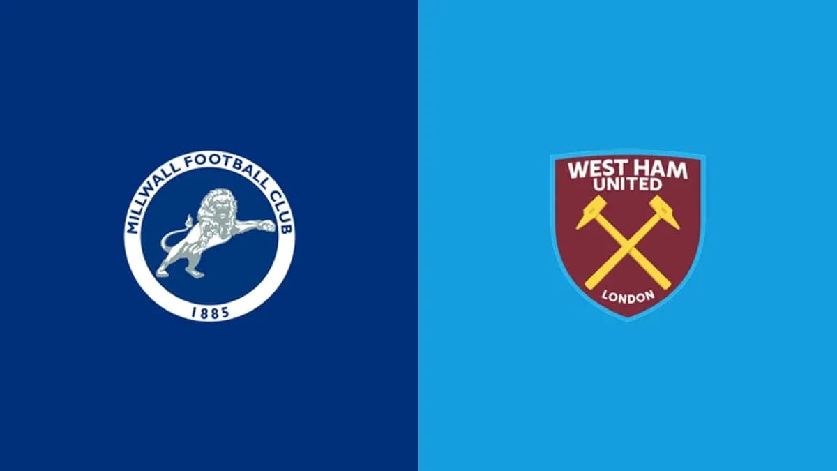 Logos de Millwall y West Ham United