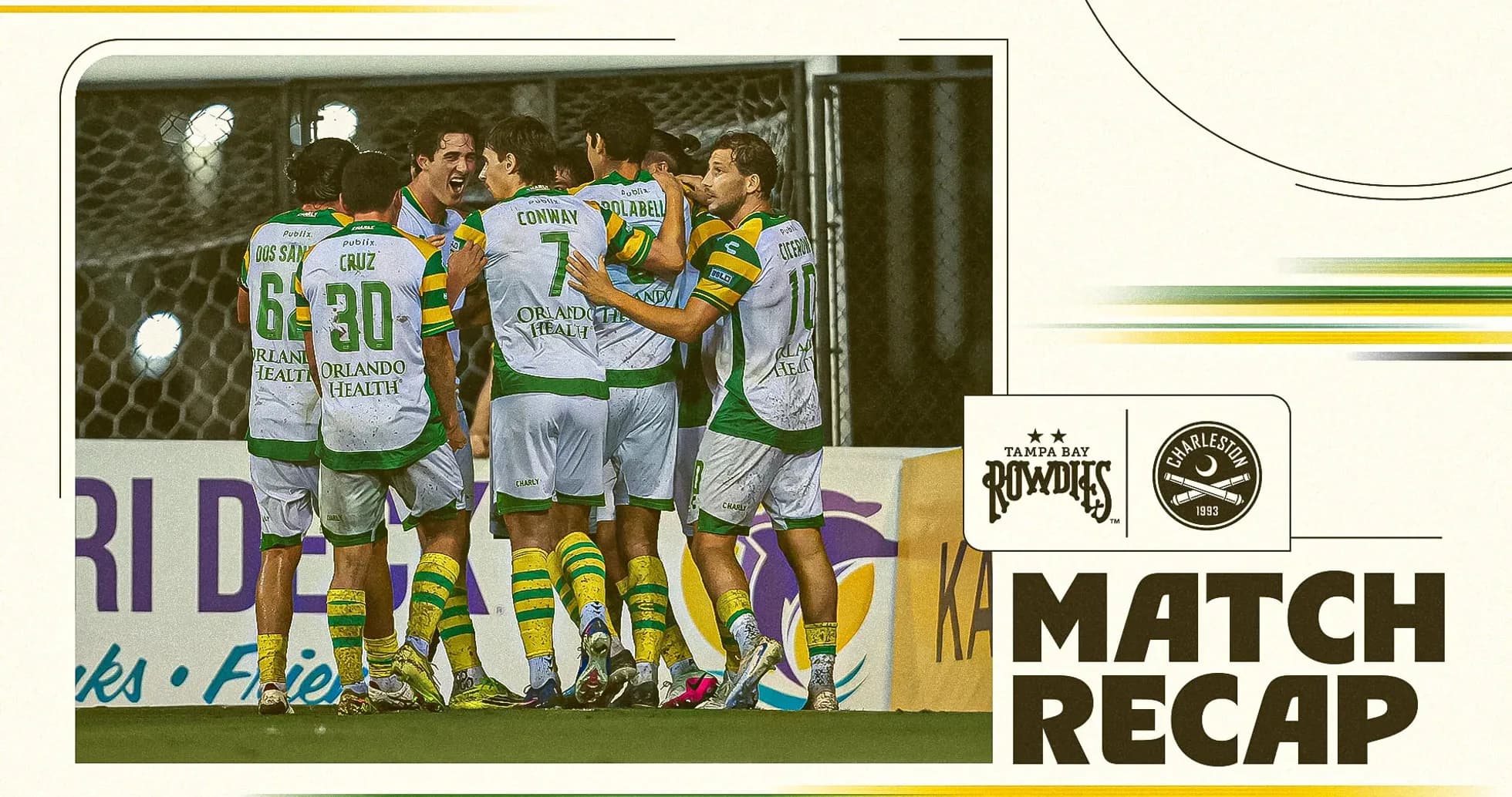 Celebración de gol del Tampa Bay Rowdies