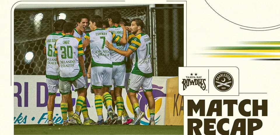 Celebración de gol del Tampa Bay Rowdies