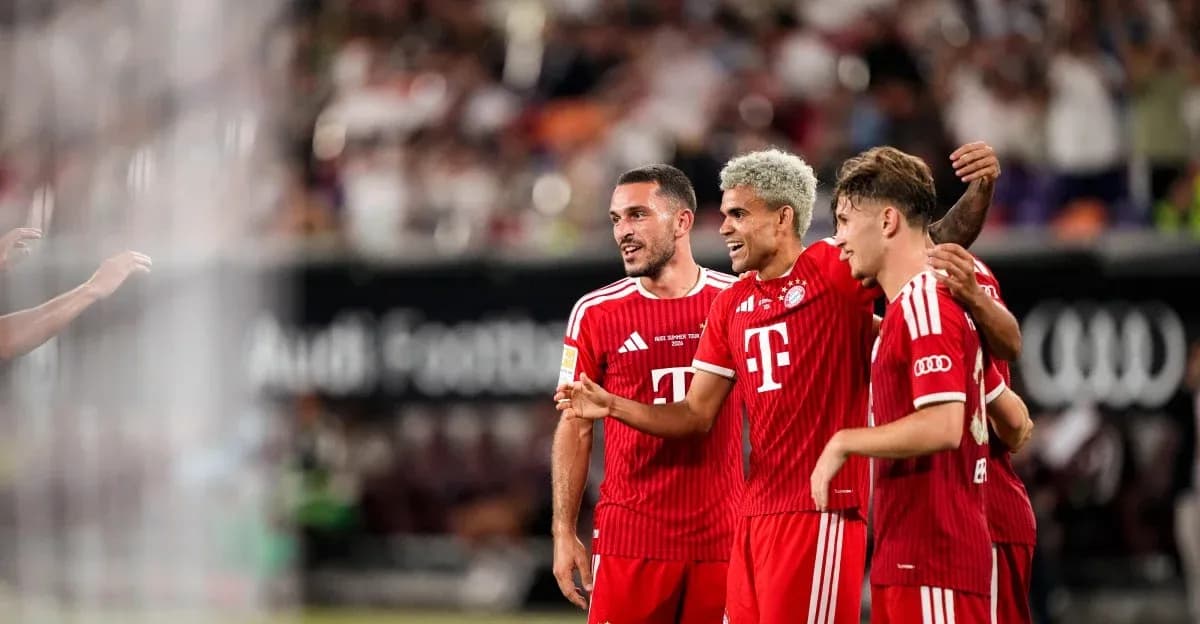 Jugadores del Bayern Múnich celebrando un gol