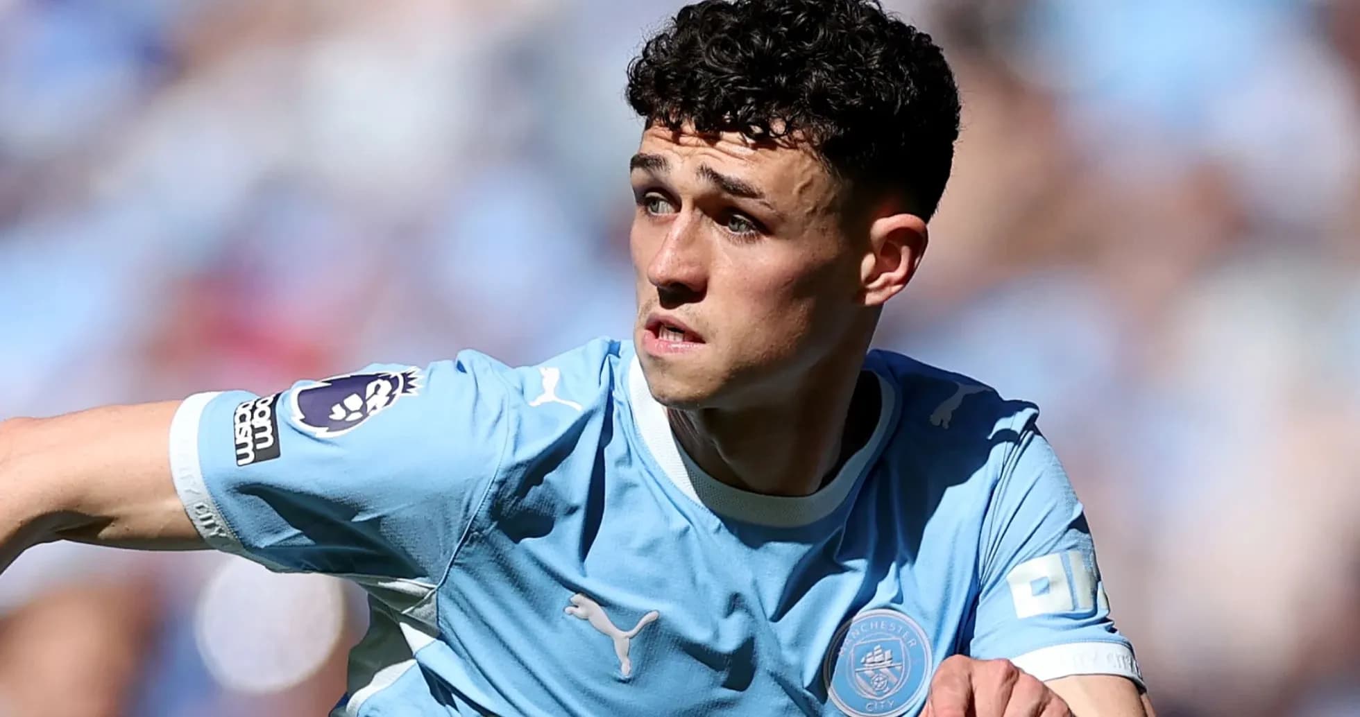 Jugador de Manchester City durante un partido