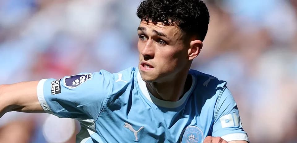 Jugador de Manchester City durante un partido