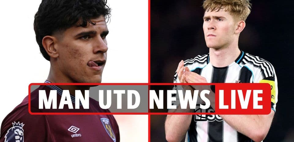 Jugadores de West Ham y Newcastle en imagen de noticias