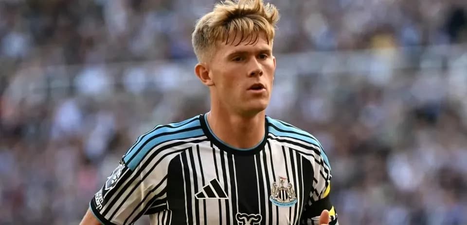 Jugador de Newcastle United en acción durante partido