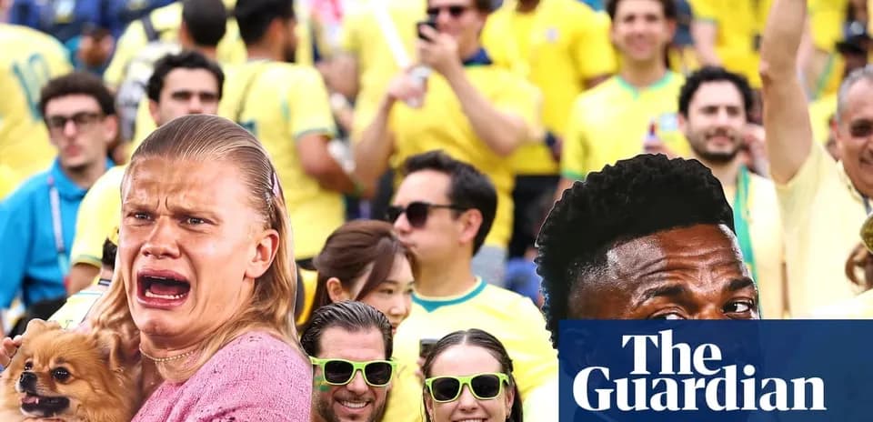 A fan reacting emotionally in crowded stadium