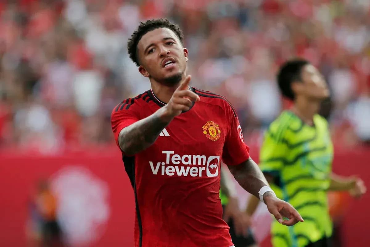Jugador de Manchester United celebrando un gol
