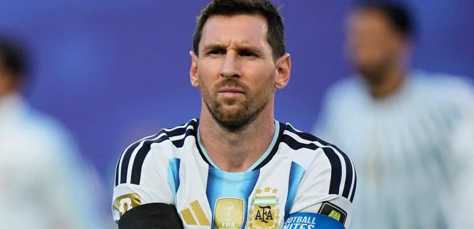 Jugador argentino en camiseta de la selección nacional