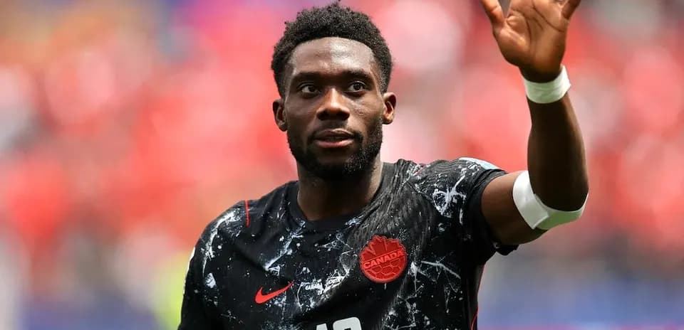 Jugador de Canadá saludando al público